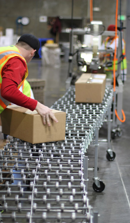 FORT warehouse fulfillment line